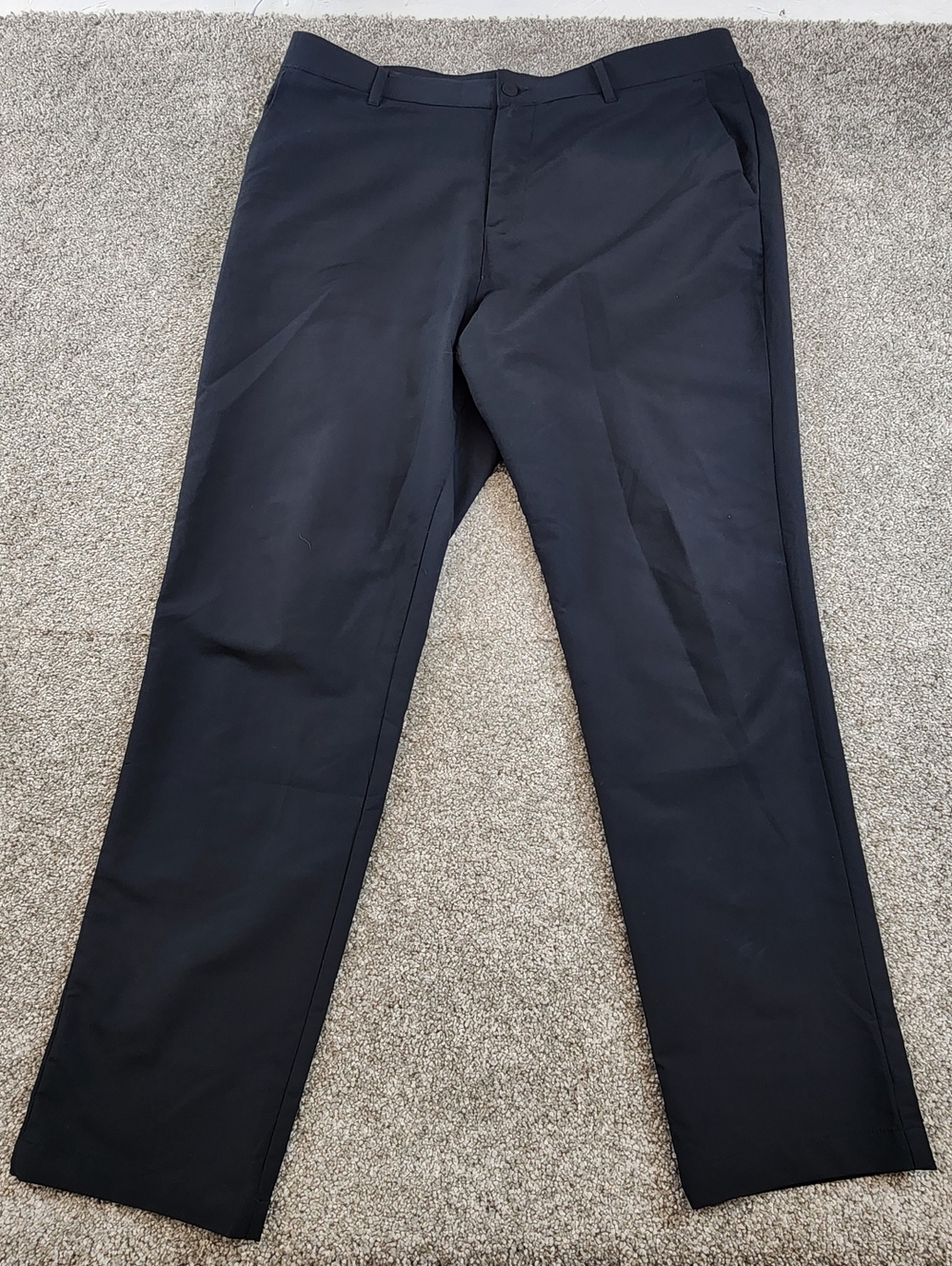 Banana Republic Men's Pants 40X32 Black Golf Comfort Flat Front